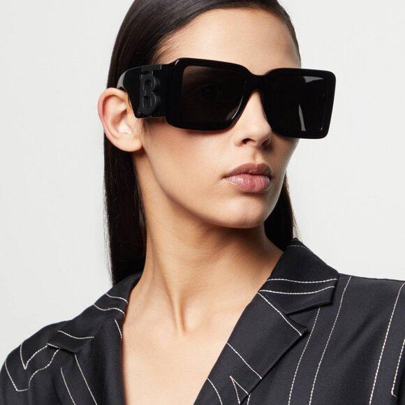 FINAL PRICE NEW BURBERRY BE4406U 300187 BLACK GOLD/DARK GREY SUNGLASSES main image 5